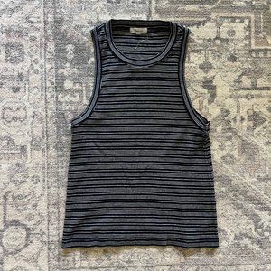 Madewell Striped Muscle Tee Navy Medium